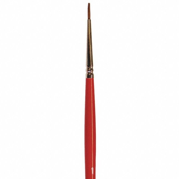 Wooster #1 Artist Paint Brush, Red Sable Bristle, 1 F1620